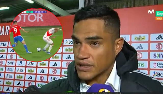 Anderson Santamaría ingresó en el segundo tiempo. Foto: captura Movistar Deportes / Video: Movistar Deportes