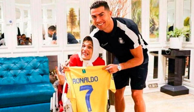 El encuentro entre Cristiano Ronaldo y Fatemeh Hamami se produjo en septiembre. Foto: Instagram/Cristiano Ronaldo