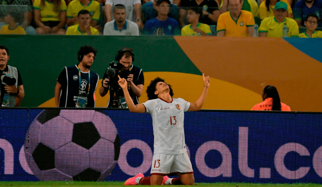 Eduard Bello, autor del gol del empate, juega en la liga mexicana. Foto: AFP