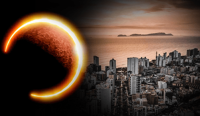 Un eclipse solar ocurrirá en todo el Perú este sábado 14 de octubre. Foto: composición LR