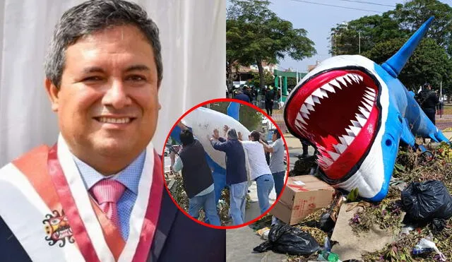 Incidente. Alcalde de Trujillo sostiene que vecinos actuaron de forma "delincuencial". Foto: composición LR/ Sergio Verde/ LR- Video: Sergio Verde/ LR