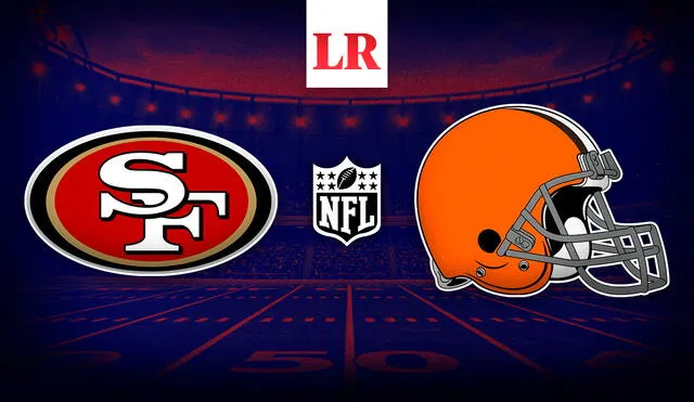 El choque de San Francisco 49ers vs. Cleveland Browns se disputará a partir de las 11.00 a. m. (hora mexicana). Foto: composición LR/NFL