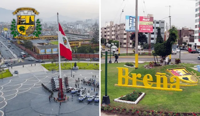 El distrito de Breña es uno de los más pequeños de Lima Metropolitana. Foto: composición LR/Difusión/ Municipalidad de Breña