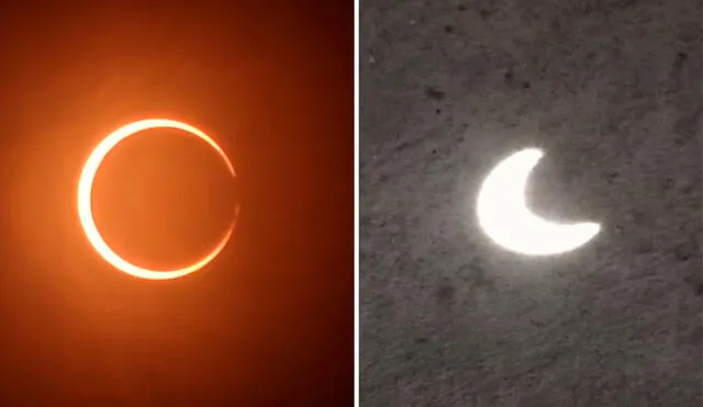 El fenómeno del eclipse solar tuvo fascinados a todos en Venezuela. Foto: composición LR/’X’/Meteovargas