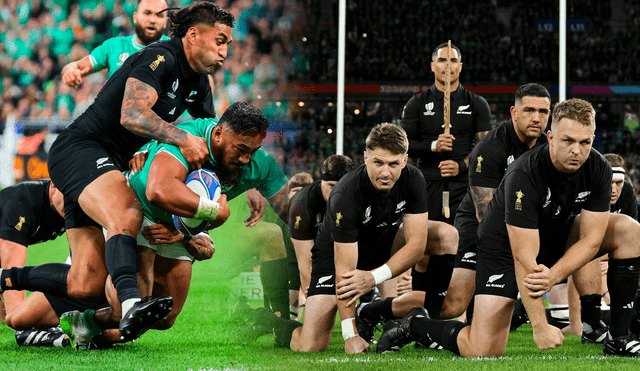 Repasa el resumen y momentos destacados del cruce de cuartos de final entre Irlanda vs. Nueva Zelanda. Foto: composición LR/All Blacks/Irish Rugby