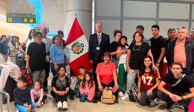 Aeropuerto de Tel Aviv, en Israel, fue atacado por Hamás mientras peruanos esperaban vuelo humanitario. Foto: Cancillería Perú