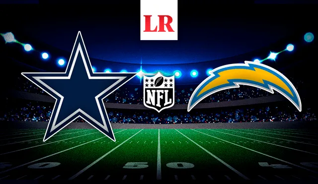 Sigue el marcador del juego entre Dallas Cowboys vs. Los Ángeles Chargers a través de la señal de ESPN EN VIVO. Foto: composición LR/Freepik/NFL