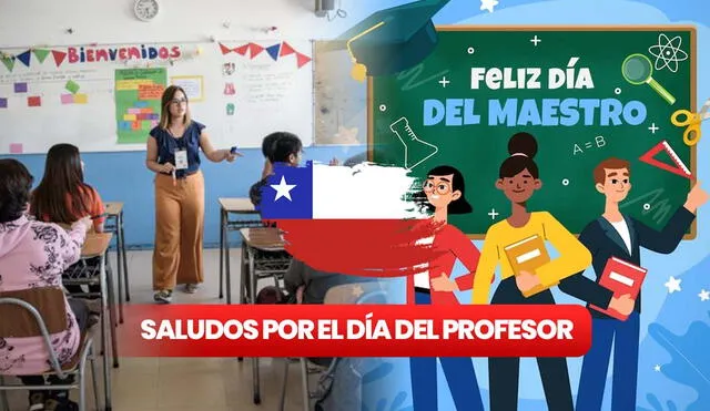 El Día del Profesor en Chile se festeja cada 16 de octubre. Foto: composición LR/Grupo Educar/Vecteezy/Freepik