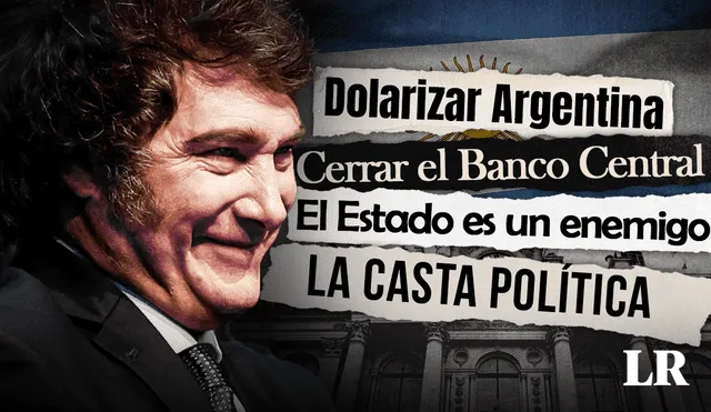 Javier Milei es el candidato favorito para ganar las elecciones en Argentina, aunque dicho porcentaje no le alcanzaría y habría un ballotage. Foto: composición de Jazmin Ceras/LR/EFE