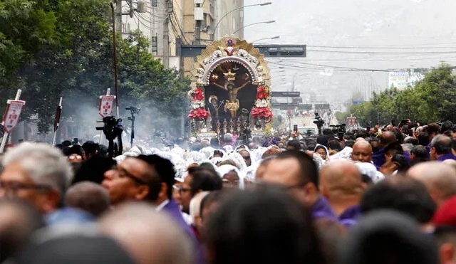 La imagen del Cristo de Pachacamilla saldrá en procesión el próximo 28 de octubre. Foto: Carlos Félix / La República