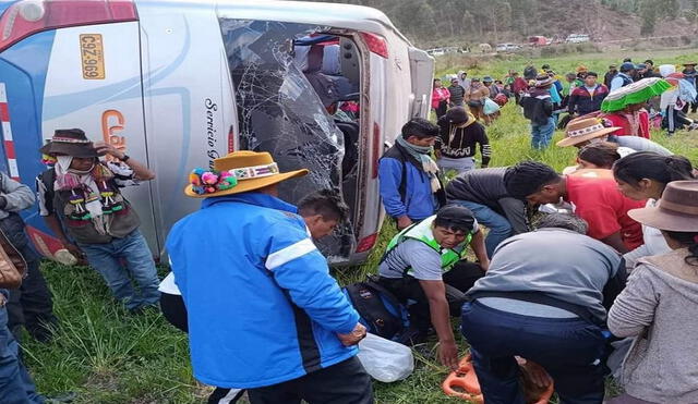 Bus cayó a quebrada y muere turista en Cusco. Foto: La República