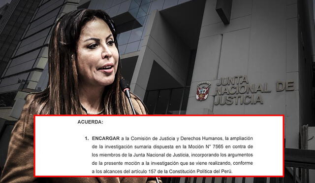 Patricia Chirinos insiste en ataques contra la JNJ. (Foto composición: La República).