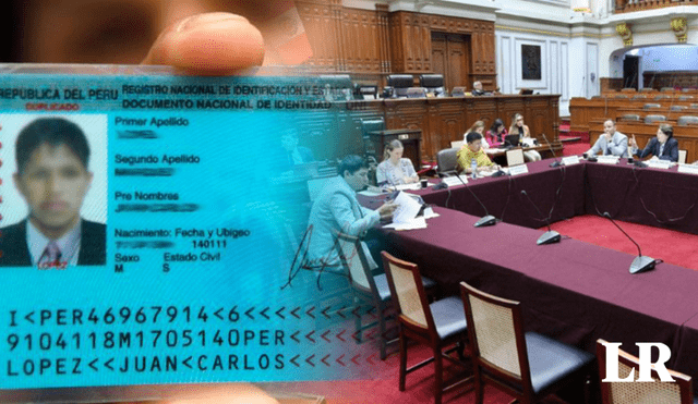 Actualmente, la validez del DNI es de 8 años, según la Ley nro 26497, Ley Orgánica del Reniec. Foto: Composición LR/ Congreso/El Peruano