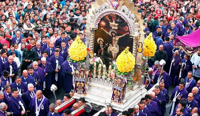 La imagen del Cristo de Pachacamilla sale en procesión HOY, 18 de octubre. Foto: Carlos Félix / La República