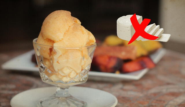El origen del nombre del queso helado se remite al siglo XVIII. Foto: composición LR/Restaurante Turístico la Herencia