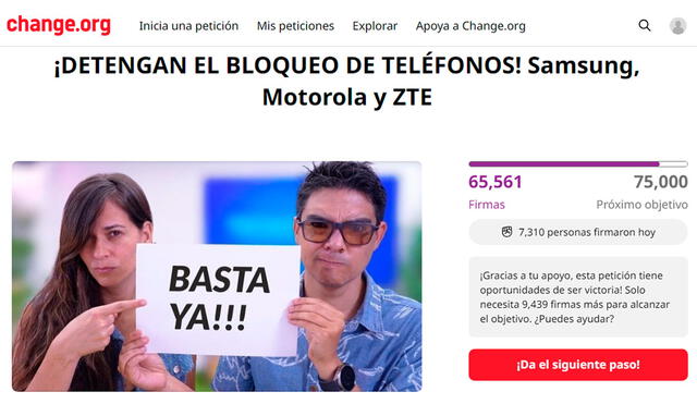 Miles de usuarios en México han sido afectados por la decisión. Foto: captura de Change.org