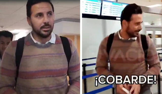 Claudio Pizarro pasó un incómodo momento en el aeropuerto. Foto: La República/Bella Alvites/captura/Ovación