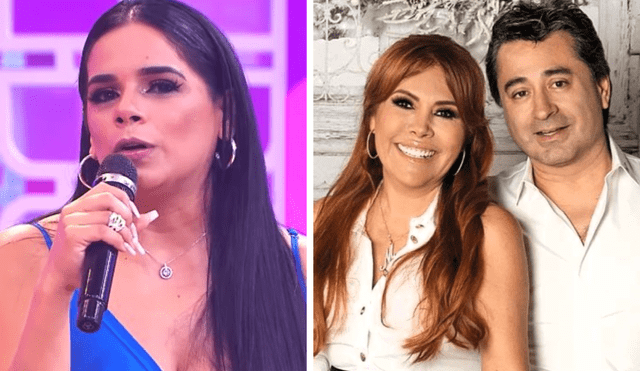 Giuliana Rengifo contó que iba a la casa de Alfredo Zambrano y constataba que no hubiera cosas de Magaly Medina porque no quería que la engañara. Foto: composición LR/América TV/Instagram/Magaly Medina