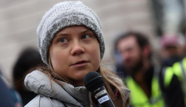 Greta Thunberg fue detenida y acusada por “graves trastornos a la comunidad". Foto: Agencia EFE