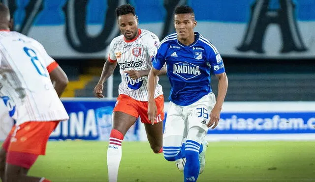 Millonarios FC se ubica en el sexto puesto del fútbol colombiano. Foto: Millonarios FC.