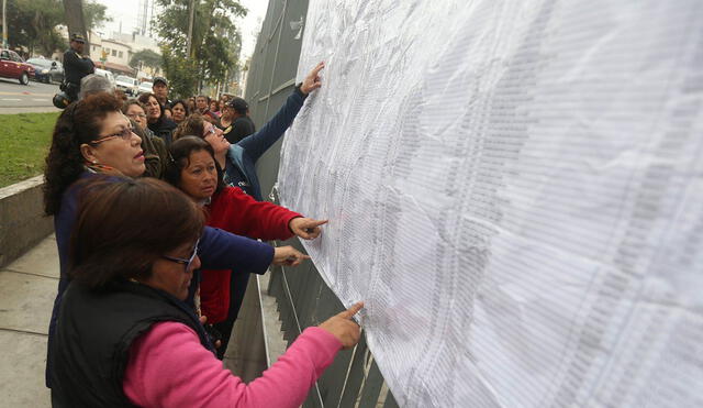 Miles de docentes lograron una plaza en diversos colegios. Foto: LR