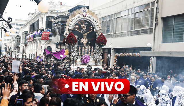 Señor de los Milagros fue acompañado por miles de fieles y ahora descansa en la iglesia Virgen del Carmen. Foto: Nazarenas TV