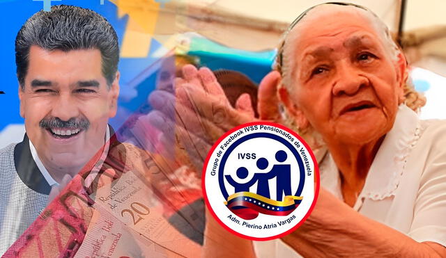 El Gobierno de Nicolás Maduro anunció el pago del IVSS. Foto: Composición LR/IVSS/Twitter.