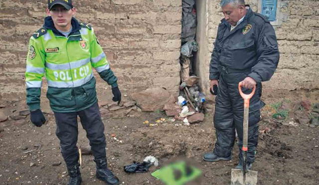 Las armas de fuego estuvieron enterradas cerca del centro penitenciario de Challapalca. Foto: PNP