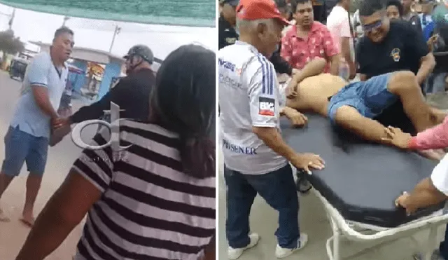 Sicario terminó internado en una cama de hospital. Foto y video: Dtumbes Noticias