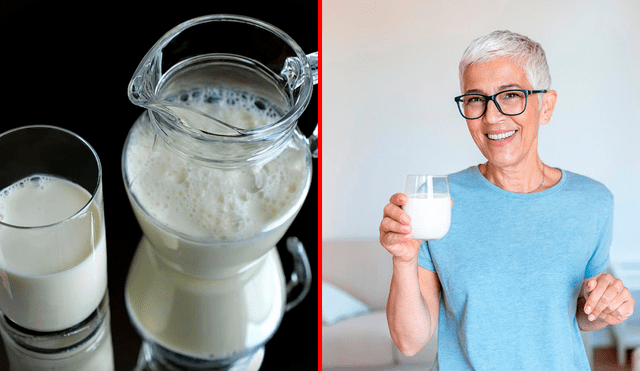 Las personas mayores suelen consumir leche deslactosada por los posibles problemas estomacales. Foto: composición LR/Pxfuel/Deconvivencia