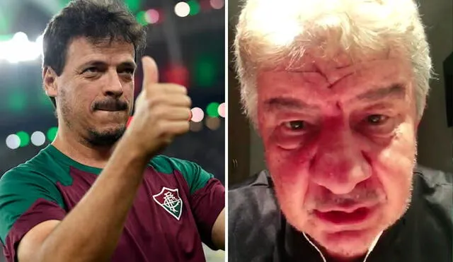 Fernando Diniz podría darle la primera Copa Libertadores al Fluminense. Foto: composición LR/AFP/captura de Youtube