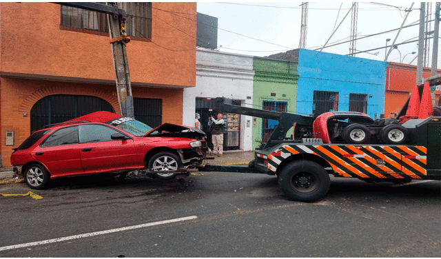 No se han reportado heridos en la zona del accidente. Foto: Rosario Rojas/La República