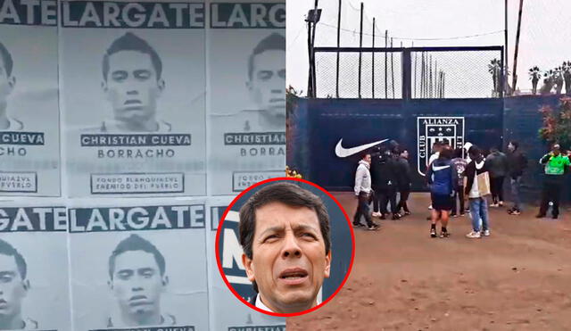 Hinchas de Alianza Lima visitaron al plantel en el entrenamiento de Lurín previo al final del Torneo Clausura 2023. Foto: composición GLR