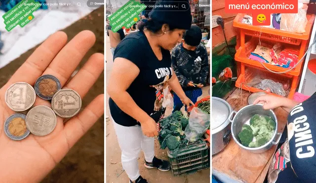 Usuarios quedaron sorprendidos por la forma de economizar de la dama. Foto: composición LR/captura de TikTok/@rox_q.c