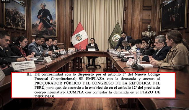 Acuerdo de la Comisión de la Justicia ahora bajo el escrutinio del Poder Judicial. (Foto composición: La República)