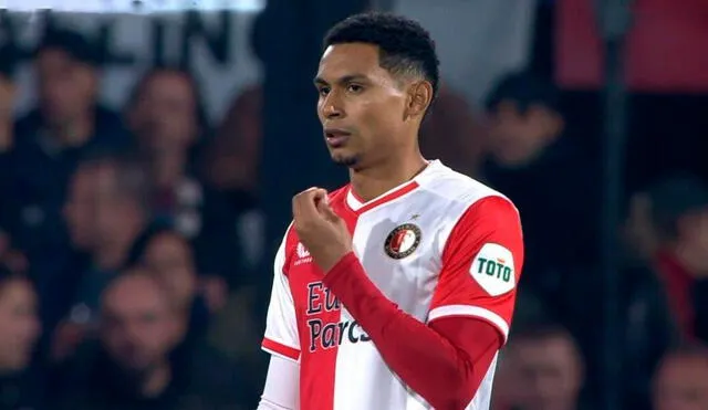 Marcos López vive su primera experiencia europea con el Feyenoord. Foto: captura de ESPN 2