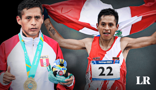 Cristhian Pacheco ganó la medalla de oro en la maratón de hombres de los Juegos Panamericanos 2023. Foto: composición GLR/Jazmin Ceras