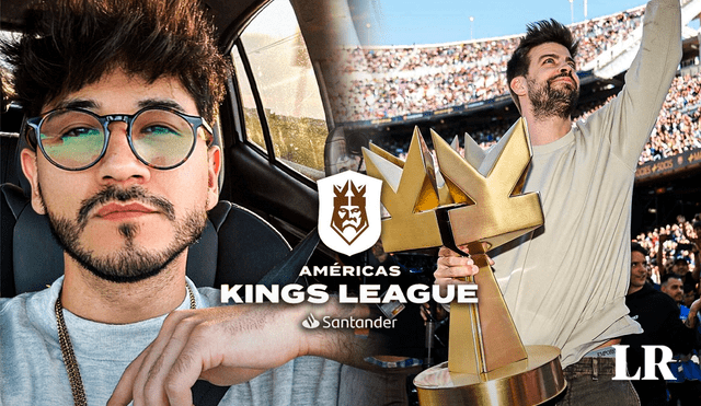 Andynsane estará en la Kings League, torneo que se celebrará a partir del próximo año en México. Foto: composición de Jazmin Ceras/LR/Andynsane/Kings League