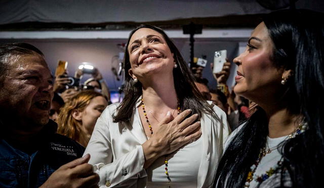 María Corina Machado recaudó más del 90% de votos. Foto: EFE