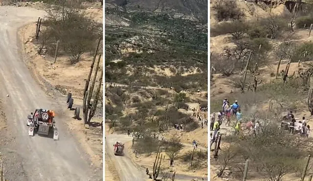 La solidaridad en toda su expresión en Caminos del Inca donde participa William Yangali. Foto: captura TikTok Tessa