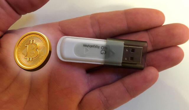 Luego de 10 intentos fallidos, la memoria USB se borrará. Foto: Bitcoin.com News/composición LR