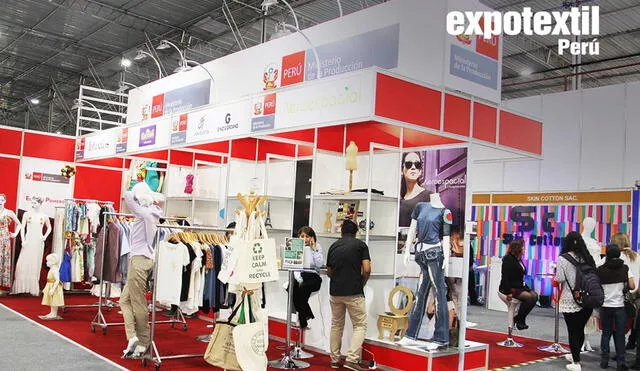 La Expotextil Perú 2023 también espera convocar a más de 24.000 personas. Foto: Andina