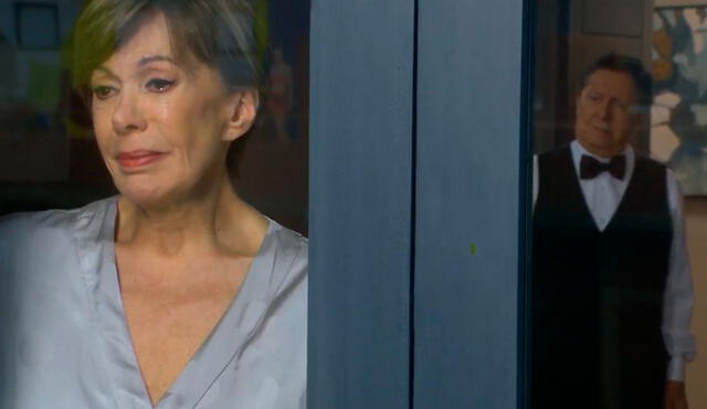 Francesca conversa en 'Al fondo hay sitio' con Peter en su habitación. Foto: captura de América TV