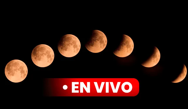El eclipse del 28 de octubre será un eclipse lunar parcial. Foto: composición LR/Adobe Stock