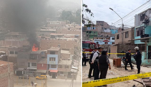 El incendio comenzó al medio día del sábado 28 de octubre. Foto: composición La República/Rosa Quincho