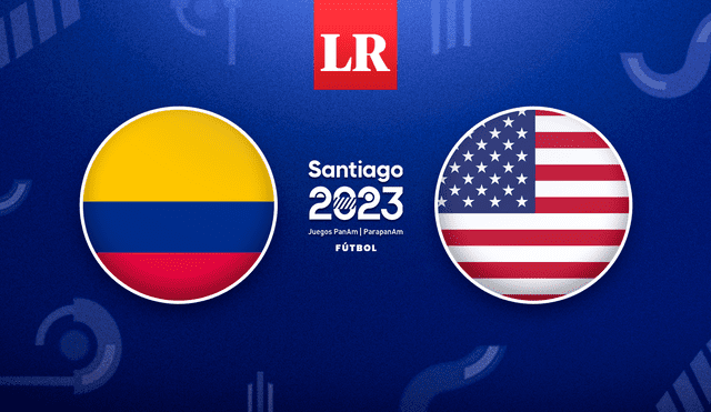 Colombia vs. Estados Unidos sub-23 se miden en Santiago. Foto: composición GLR