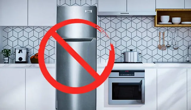 Se recomienda que la refrigerado no esté al lado de la cocina. Foto: composición LR/Blog Líbero