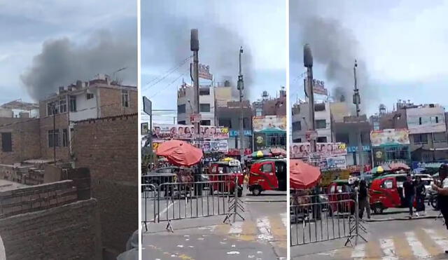 Incendio en casa situada en Tomás Valle. Foto: composición LR/difusión