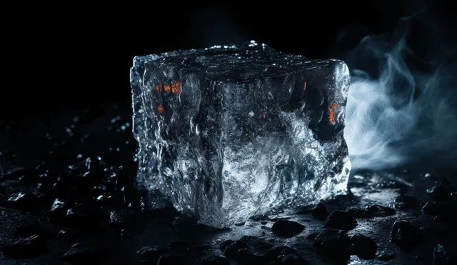 Por sus extrañas propiedades, el hielo negro puede ser hasta un nuevo estado de la materia, señalan algunos científicos. Foto: referencial / Adobe Stock