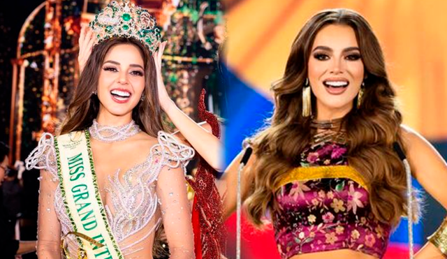 Luciana Fuster ganó la corona Miss Grand International y María Alejandra López fue segunda finalista del certamen. Foto: Composición LR / Instagram MGI